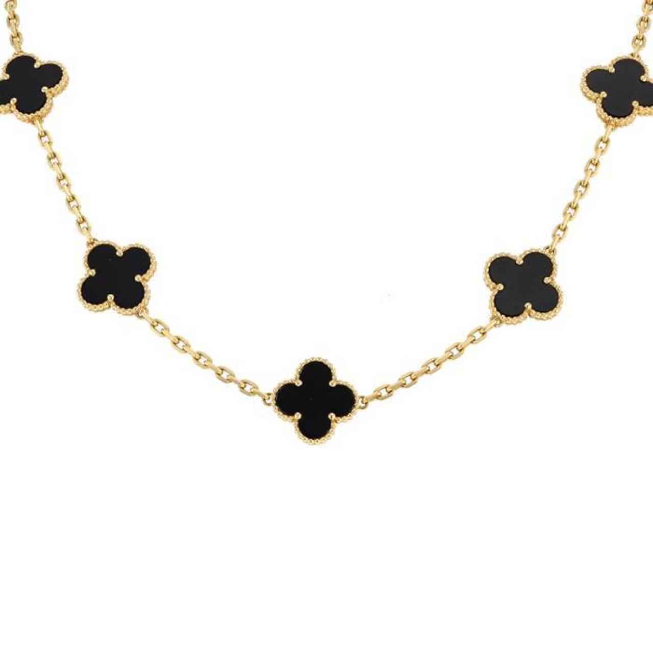 'Radiant Clovers' - Collar de los 5 tréboles