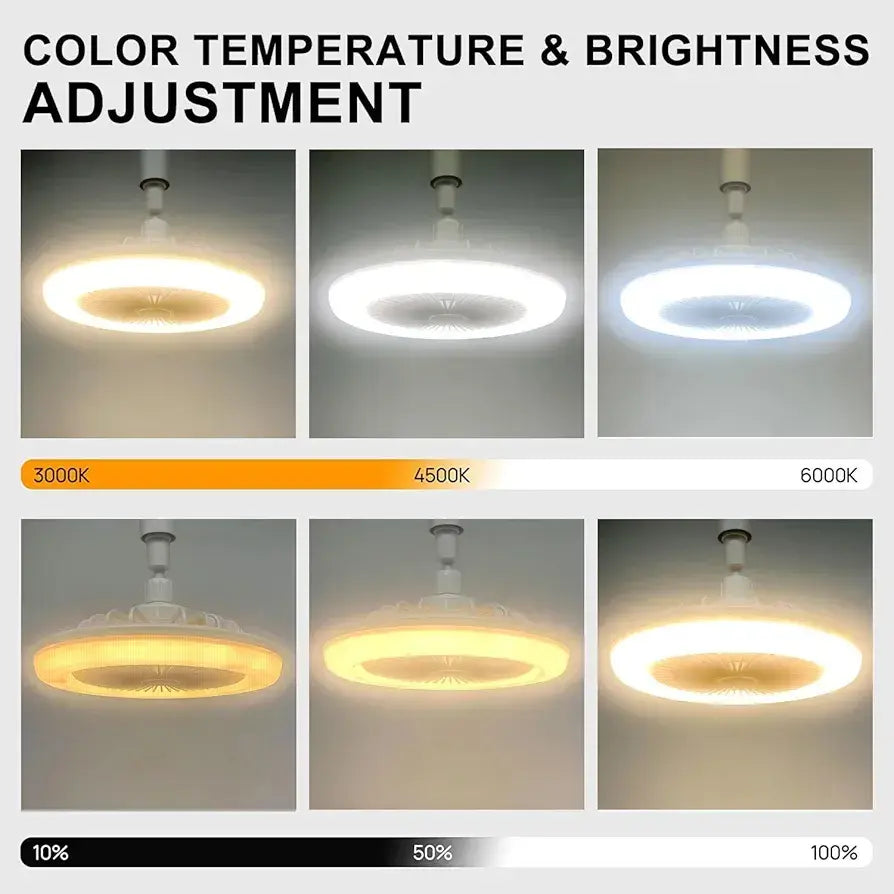 'Aerolight' Lámpara‑ventilador de techo LED
