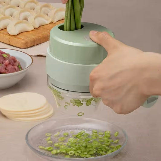 'VeggiCut Pro 4-en-1' cortador eléctrico de verduras