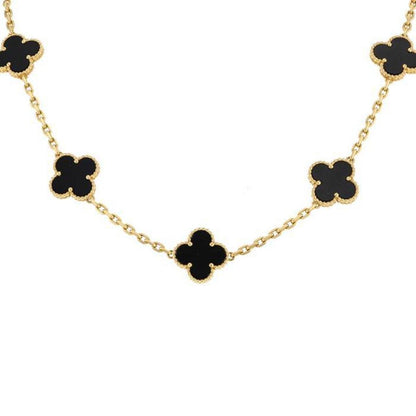 'Radiant Clovers' - Collar de los 5 tréboles