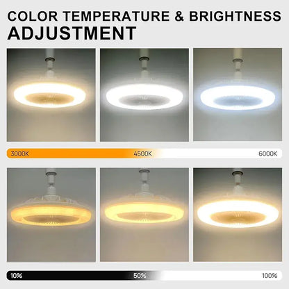 'Aerolight' Lámpara‑ventilador de techo LED