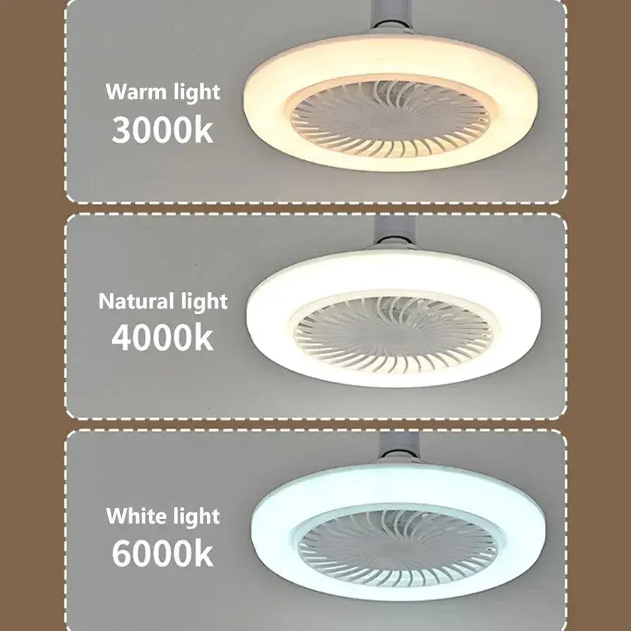 'Aerolight' Lámpara‑ventilador de techo LED